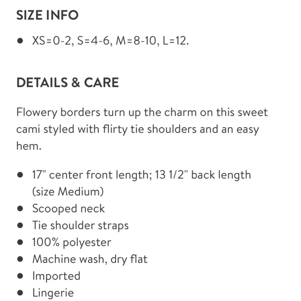 Intimately Free People Move Lightly Cami Tank NWT - Picture 6 of 6